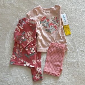 Carters 4-piece pajama set